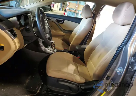 2013 Hyundai Elantra Gls z USA, uszkodzony, nr VIN 5NPDH4AE6DH381051